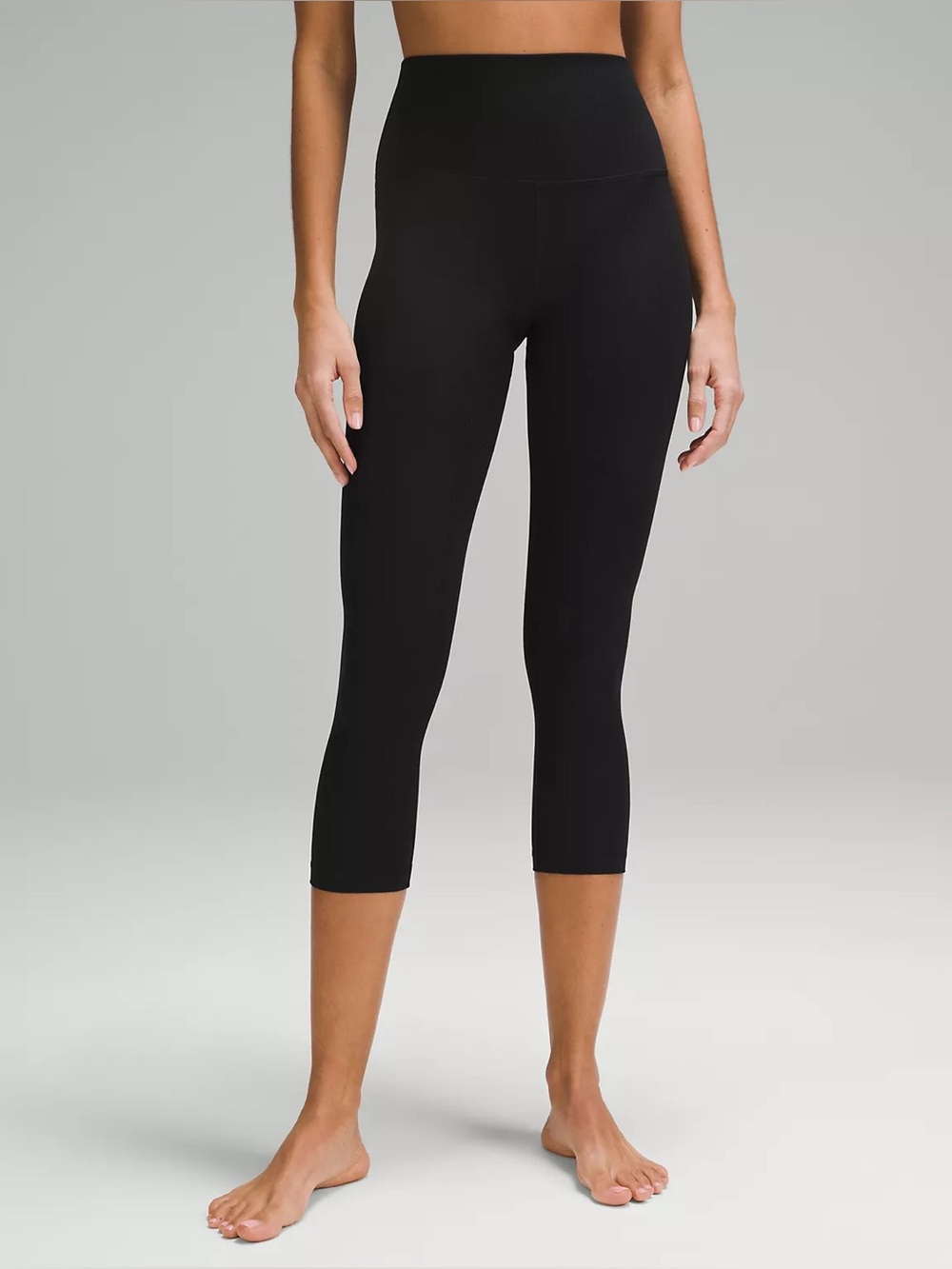 nwt lululemon 'align' ribbed crop leggings